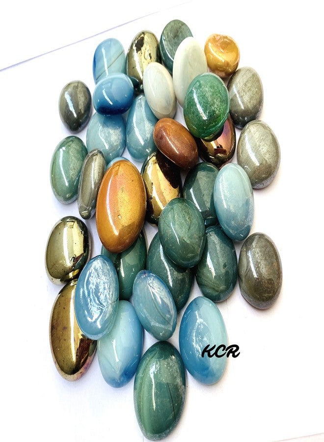KCR Shiny Metallic Look Colored Stone Decorative Pebbles for Vase Fillers, Party Table Scatter, Decoration, Aquarium Decor(250 Grams) - Image 4
